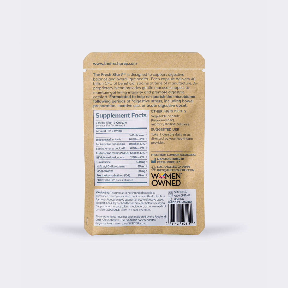 The Fresh Start™ Probiotic Recovery